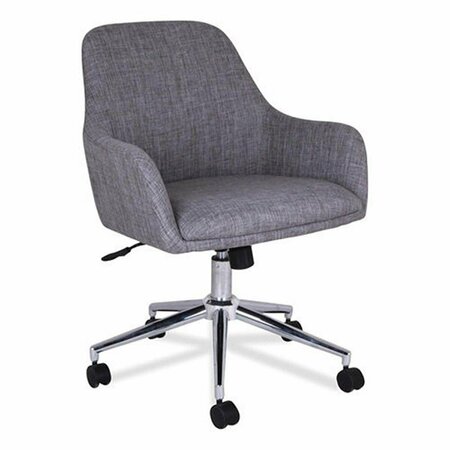 KD VESTIDOR 37.1 x 25.39 x 27.56 in. Leather Task Chair, Gray KD3215619